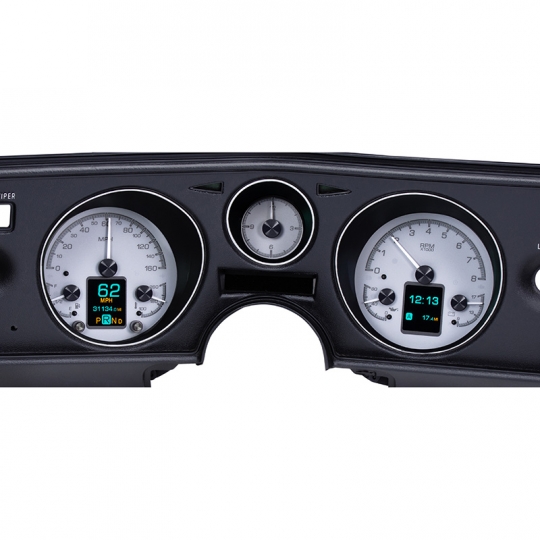 Dakota Digital 1969 Chevy Chevelle HDX System, Black Face: HDX-69C